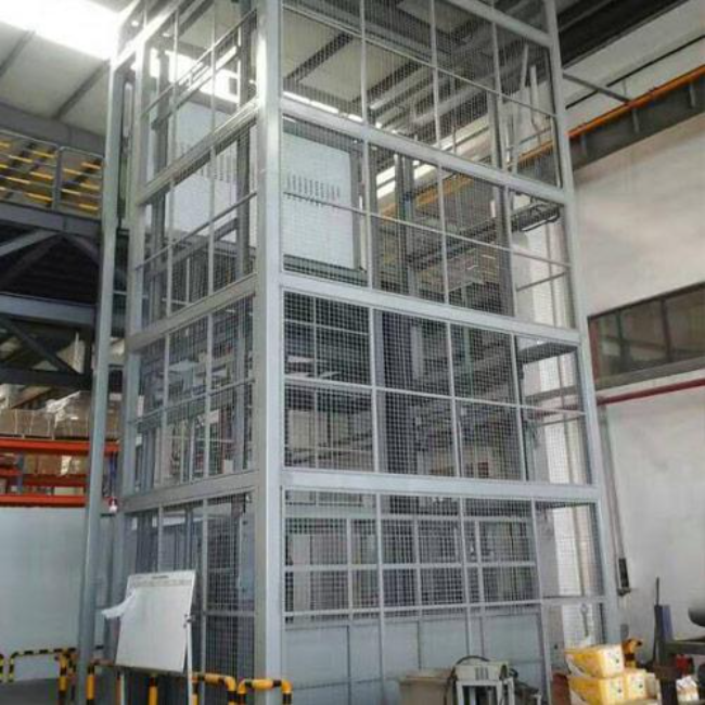 江华导轨式升降平台货梯